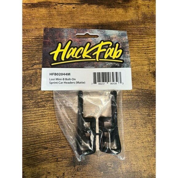 HackFab Losi Mini-B Bolt-On Sprint Car Cage Mount (Matte Black) [HFB02044M] - Picture 2 of 3